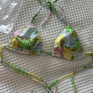 Mirror Palais picnic for two bikini top classic triangle